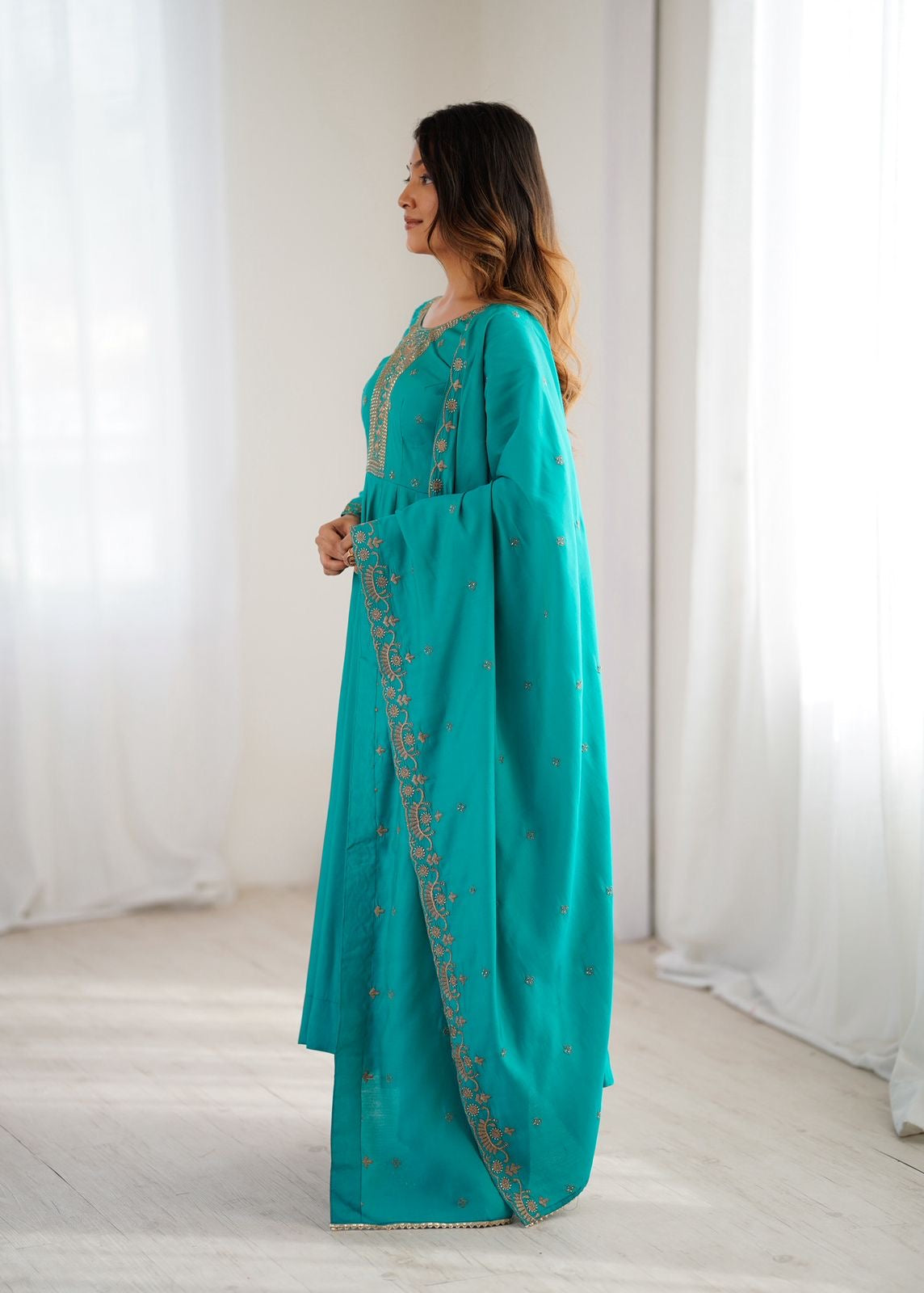 Premium Roman Anarkali