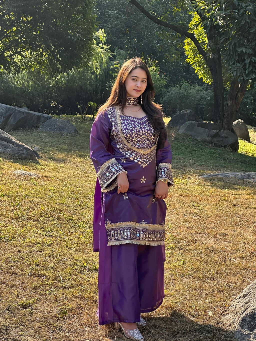 4 Piece Mirror Work Set