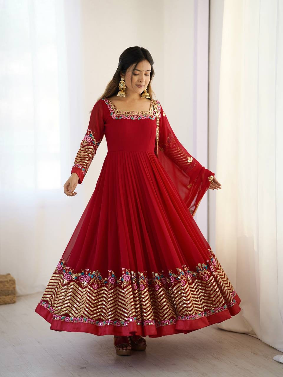 Elegant Anarkali Set