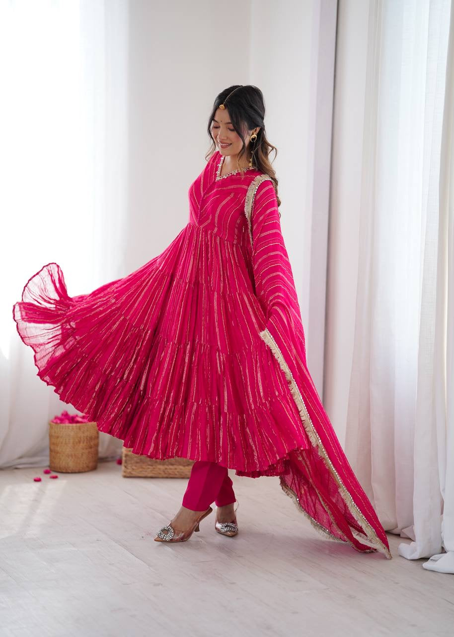 Festive Twirl Anarkali Set