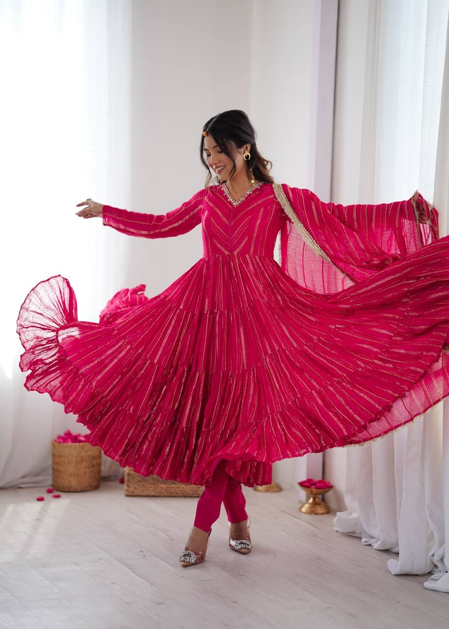 Festive Twirl Anarkali Set